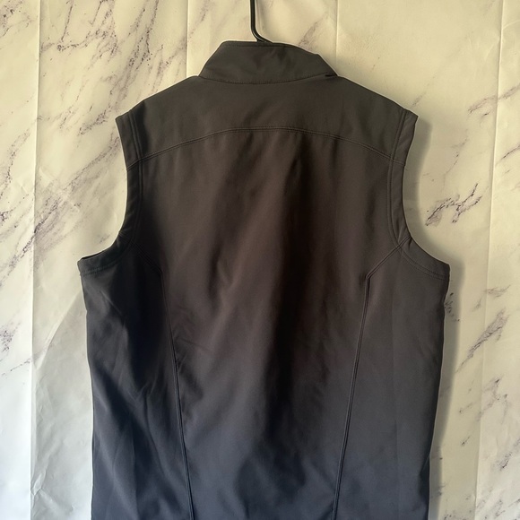 CORE 365 WEATHERTEC FULL ZIP VEST TOP - GREY - MENS LARGE - DIXIEPLY LOGO - Picture 6 of 9